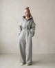 Женский теплый спортивный костюм комбинезон 140 графит XL - изображение 1