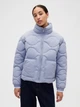 Куртка демисезонная короткая женская GAP 197129195 XL Голубая (1162495234) - изображение 1