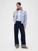 Куртка демісезонна коротка жіноча GAP 197129195 2XL Блакитна (1162495235) - зображення 3