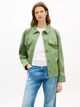Куртка-рубашка демисезонная женская Tommy Hilfiger 222610435 L Зеленая (1162572011) - изображение 1
