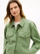 Куртка-рубашка демисезонная женская Tommy Hilfiger 222610435 S Зеленая (1162570381) - изображение 6