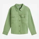Куртка-рубашка демисезонная женская Tommy Hilfiger 222610435 L Зеленая (1162572011) - изображение 7