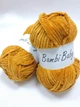 Плюшева пряжа Bambi Babi 022 медовий велюр 100 г/110 м - изображение 1