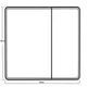 Дзеркальна шафка Mixxus Premium Olivary CM01-70x70x13 з LED Touch, димером, регулятором яскравості (MI8295) ( 16530 ) - зображення 2