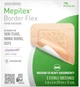 Медицинский водонипроницаемый пластырь Mepilex Border Flex 10 x 10 см для ран и травм кожи 3 шт - изображение 1