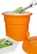 Сушка для салата One Chef Оранжевая из полипропилена на 12 л профессиональная ручная 30х32 см (163-135-105057) - изображение 5