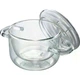 Кокотница с крышкой LUIGI BORMIOLI Thermic Glass Прозрачная из термостойкого стекла с двойным дном 250 мл (163-135-A11643G3902AA01) - изображение 1
