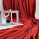 Ткань плащевая жатка IDEIA 150 см 130 гр/м2, 100% полиэстер, для курток, плащей и верхней одежды темный теракот 5276399 - изображение 6