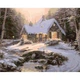 Картина за номерами "Будинок взимку" 40х50 см 5150227 - зображення 1