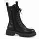 Черевики жіночі утеплені Urban Trek Black з екошкіри на масивній підошві Чорні - зображення 5