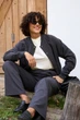 Костюм (бомбер на кпопках та штани з резинкою) Розмір XL-XXL (50-52) Графітовий - зображення 6