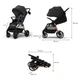 Прогулочная коляска Kinderkraft Grande 2 Black (KSGRAN02BLK000) - изображение 5