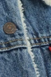 Жіноча джинсова куртка Levi's, блакитна, з хутром, розмір XL - зображення 6