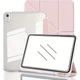 Чохол iPad 10/11 A16 2022-2025 Acrylic Clear Frame Transformer Pen Slot L light pink - зображення 2