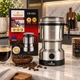 Кофемолка электрическая Crownberg 500 Вт ножевая из нержавеющей стали 100 г серебристая (E96-BC) - изображение 1
