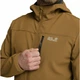 Шел WILD WINDS HOODED JKT M Jack Wolfskin A66308_G0095 56-58 Коричневий (4064886755108) - изображение 5