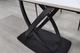 Стол HILDA CERAMIC раскладной 160(240)х90 см керамика белый мат/черный - изображение 7