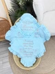 Крестильный набор для мальчика Family Tradition муслин с вышивкой и оборками голубой Голубое небо - изображение 2