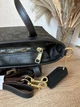 Женская сумка Coach Crossbody Tote Bag черная, сумка-тоут Коач через плечо, сумочка Коуч с регулируемым ремнем - изображение 7