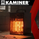 Электрический напольный бытовой обогреватель Kaminer 3000 Вт с регулировкой мощности и термостатом - изображение 3