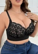 Женский формованный бюстгальтер с кружевом Comfort Flowers (2178-105E-01) Комбинированный 105E No Brand (105E) - изображение 5