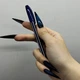 Ручка кулькова масляна 0,5мм,СИНЯ Aihao 10 шт (5317) - изображение 3