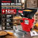Кормоизмельчитель Makita EFS 4200 4,2 кВт 280 кг/ч зернодробилка электрическая молотковая для зерна кукурузы зернобобовых початков мельница дробилка 2850 об/мин с бункером 10 л 20 ножами и 4 ситами 3 4 5 6 мм - изображение 1