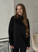 Кофта з високим горлом на флісі чорна Merlini Como 110002081 розмір 2XL/3XL - зображення 2