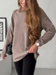 Вязанный женский свитер бежевый Merlini Vella 110002022 размер L/XL - изображение 6