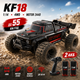 Радиоуправляемая машинка KF18 1:14 4WD до 55 км/ч, RC монстр-трак, внедорожник на пульте, вездеход, полный привод, 2 аккумулятора, автомобиль для бездорожья - изображение 9