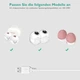 Зарядний кабель Heblumin USB-A на 2 USB-C для молоковідсмоктувачів Momcozy M5 / M9 та Nuliie S32 білий (SKU-525) - изображение 3