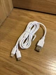 Зарядний кабель Heblumin USB-A на 2 USB-C для молоковідсмоктувачів Momcozy M5 / M9 та Nuliie S32 білий (SKU-525) - изображение 10