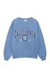 Світшот на флісі Pull & Bear блакитний з принтом CCSFU271 XS - изображение 5