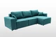 Диван HF Прадо угловой 310х164 см Allure Ocean (HF597) - изображение 1