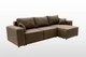 Диван HF Прадо угловой 310х164 см Allure Chocolate (HF598) - изображение 1