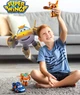 Игровая фигурка-трансформер Золотой Мальчик 12 см ударопрочный пластик превращается из самолета в робота - изображение 7