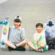 Скейтборд Yvolution Fishtail Cruiser 76 см, синий - изображение 2