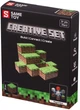 Магнитный конструктор Creative Set Grass 20 элементов пластик зеленый коричневый - изображение 1