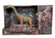 Фигурка динозавра Брахиозавр подвижная, коричнево-синяя, Dino Toys - изображение 1