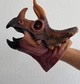 Іграшка-рукавичка Трицератопс великий Dino Toys - зображення 2