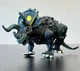 Фігурка динозавра Трицератопс жовто-зелений Dino Toys 56597 - зображення 6
