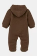Комбинезон для малыша тёплый Joiks Teddy FKT02 Меховый Молочный Шоколад 62 см - изображение 2
