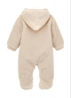 Комбинезон для малыша тёплый Joiks Teddy FKT02 Меховый Нежный Светлый Бежевый 80 см - изображение 2