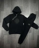 Детский теплый спортивный костюм на флисе 44 164 Черный - изображение 2