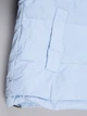 Женская демисезонная стеганая куртка голубая с капюшоном (2608) XL - изображение 8