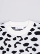 Жіночий светр білий демісезонний трикотажний з чорним леопардовим принтом (263306) one size - зображення 5