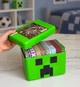 Великий магнітний конструктор Minecraft Kriper 248 блоків+ 4 фігурки у подарунковій коробці, магнітні кубики Майнкрафт Magnetic Cube (Kriper01) - зображення 5
