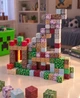 Великий магнітний конструктор Minecraft Kriper 248 блоків+ 4 фігурки у подарунковій коробці, магнітні кубики Майнкрафт Magnetic Cube (Kriper01) - зображення 6
