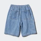 Подростковые джинсовые шорты для девочки Uniqlo 191225486 152 см Синие (1161017521) - изображение 2