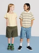Подростковые джинсовые шорты для девочки Uniqlo 191225486 152 см Синие (1161017521) - изображение 7